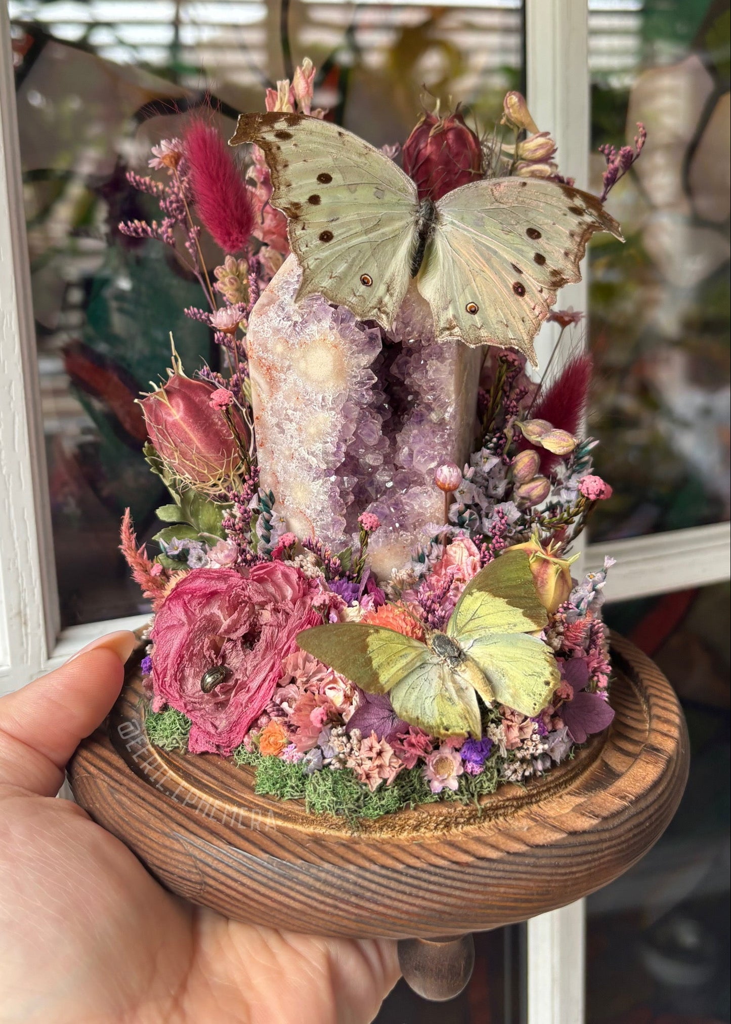 Mother of Pearl Pink Amethyst